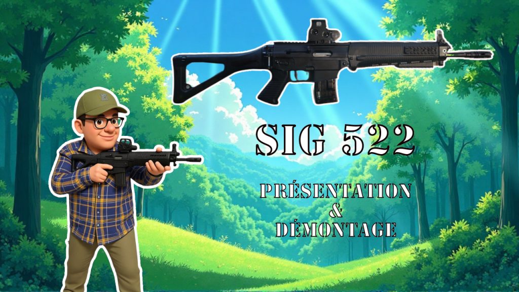 Présentation Sig 522, démontage, remontage.
