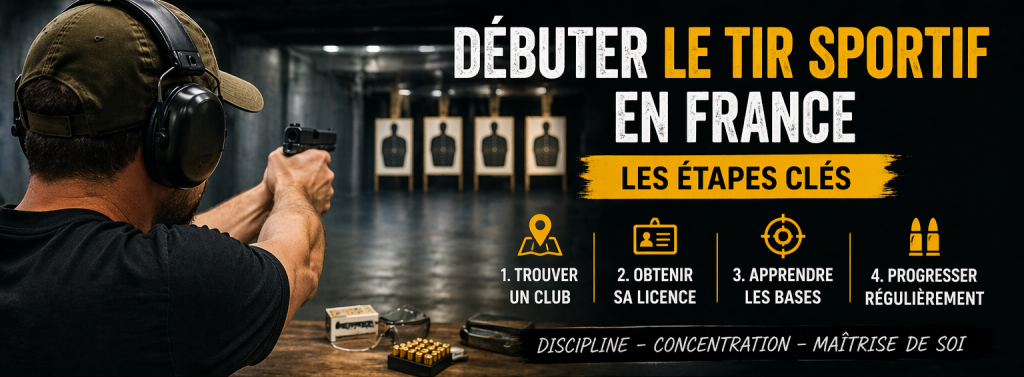 Débuter tir sportif en France 2026
