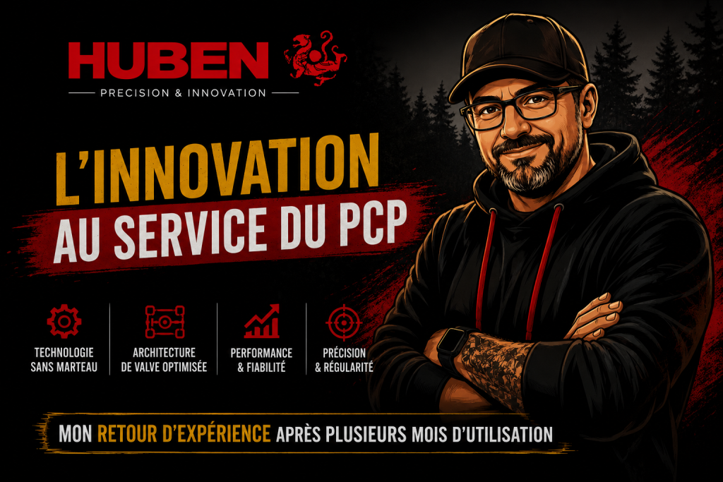 Huben GK1 calibre 5.5 mm testé par Redneck 78
