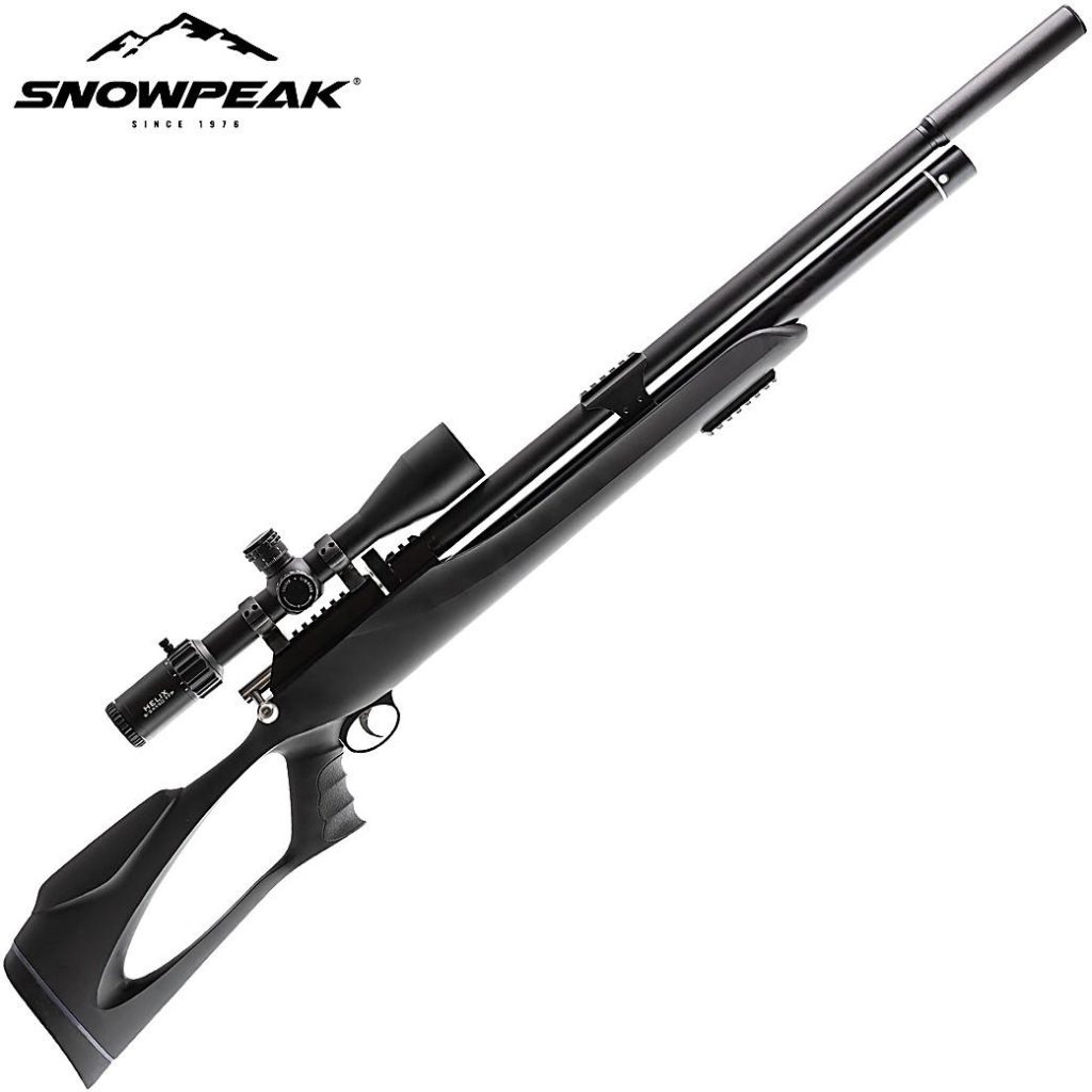 Snowpeak M25 équipée d'une lunette de tir